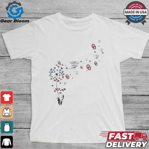 Oklahoma City Sports Teams Floral Dandelion Shirt