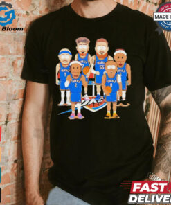 Oklahoma City Thunder team cartoon shirt