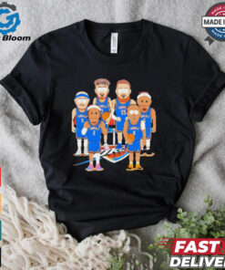 Oklahoma City Thunder team cartoon shirt