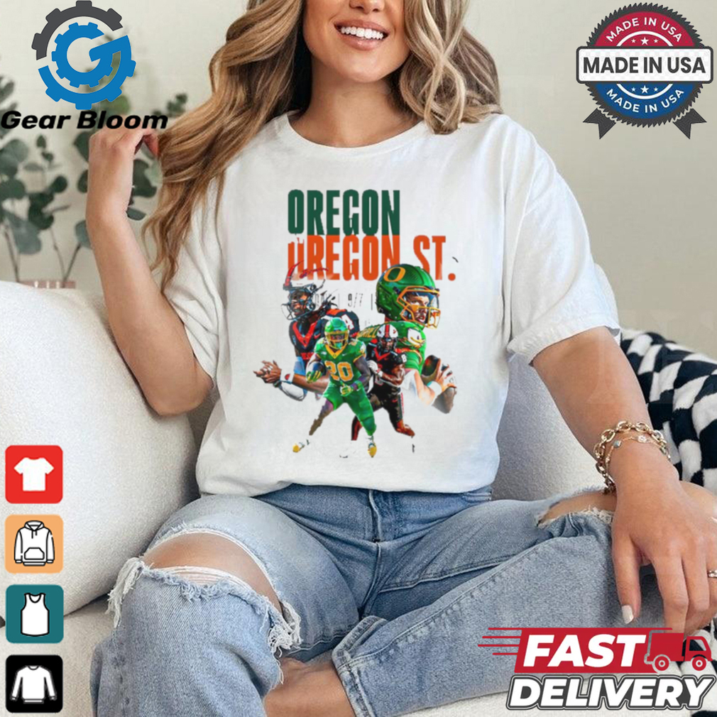 Oregon vs Oregon State Football 2024 Week 2 Kickoff Game Shirt Oregon vs Oregon State Football 2024 Week 2 Kickoff Game Shirt