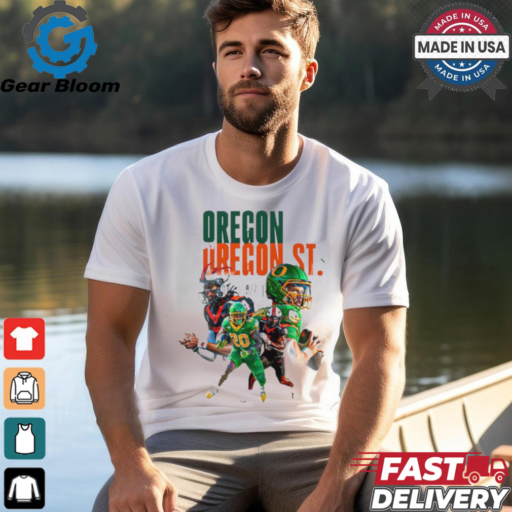 Oregon vs Oregon State Football 2024 Week 2 Kickoff Game Shirt Oregon vs Oregon State Football 2024 Week 2 Kickoff Game Shirt