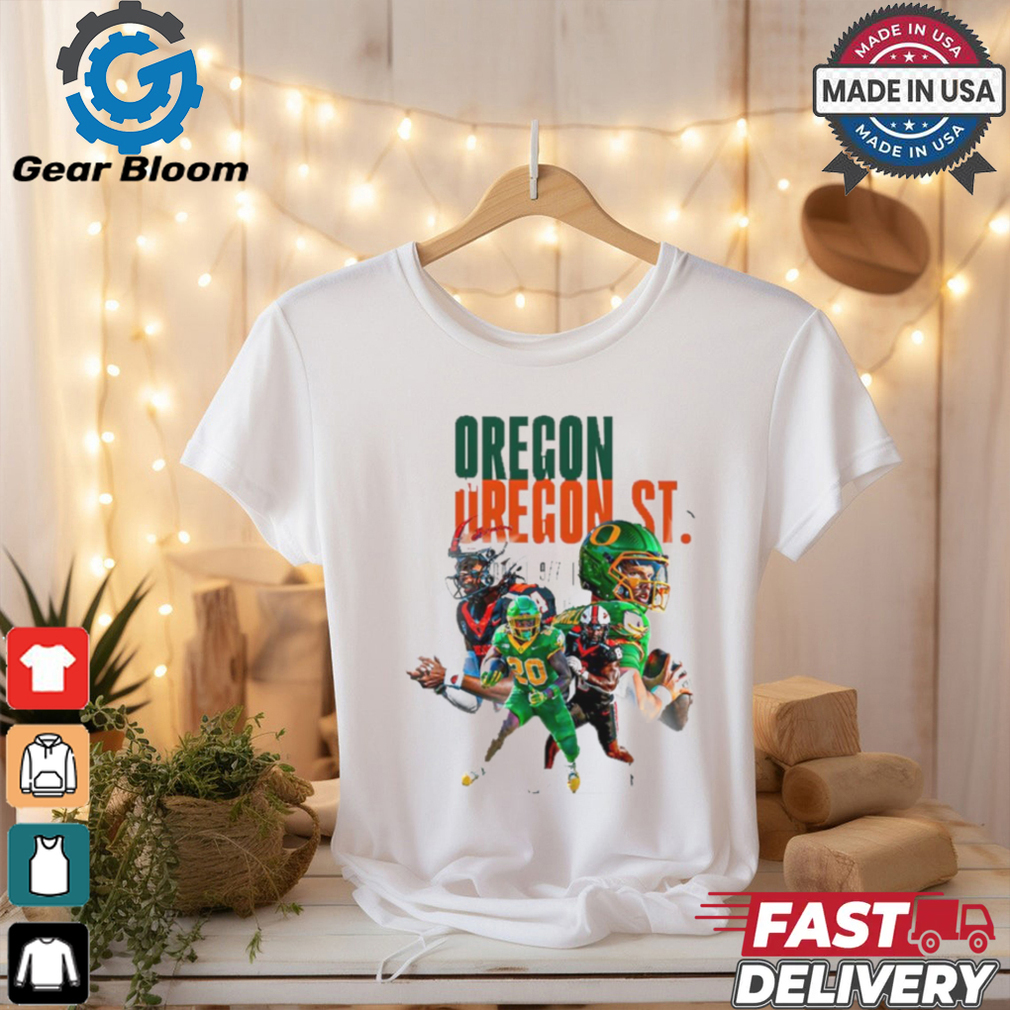 Oregon vs Oregon State Football 2024 Week 2 Kickoff Game Shirt Oregon vs Oregon State Football 2024 Week 2 Kickoff Game Shirt
