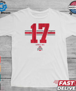 Osu Football Carnell Tate 17 Stripe T shirt