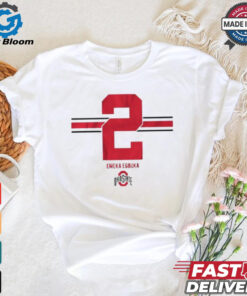 Osu Football Emeka Egbuka 2 Stripe T shirt