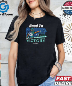 PHLY Road to Victory Philly Football Painting t shirt