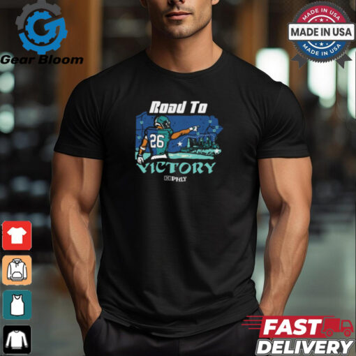 PHLY Road to Victory Philly Football Painting t shirt