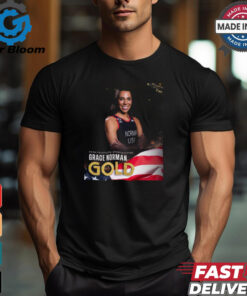 Paris Paralympics 2024 Poster Para Triathlon Women’s PTS5 Grace Norman Gold Medal t shirt