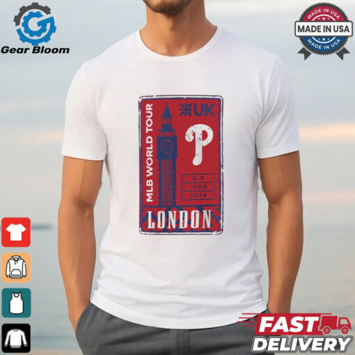 Philadelphia Phillies Baseball MLB World Tour London 2024 shirt