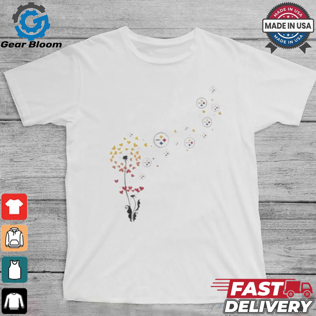 Pittsburgh Steelers Floral Dandelion Shirt Pittsburgh Steelers Floral Dandelion Shirt