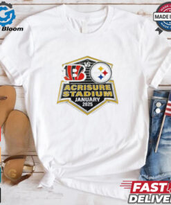 Pittsburgh Steelers Vs Cincinnati Bengals Gameday Acrisure Stadium January 2025 Shirt