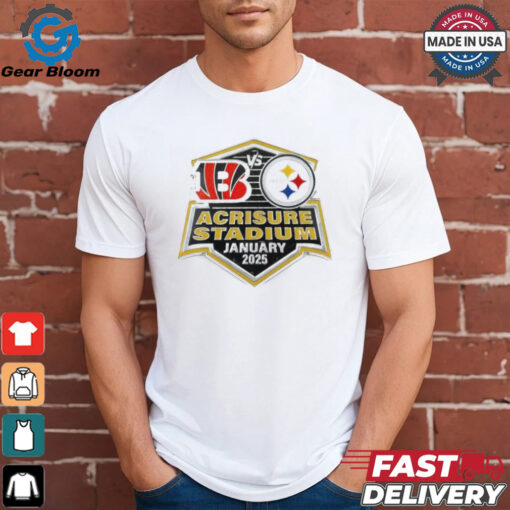 Pittsburgh Steelers Vs Cincinnati Bengals Gameday Acrisure Stadium January 2025 Shirt