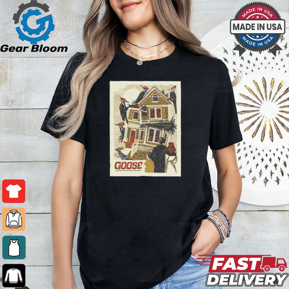 Poster Goose On Sept 9 2024 Ting Pavilion Charlottesville Va t shirt Poster Goose On Sept 9 2024 Ting Pavilion Charlottesville Va t shirt