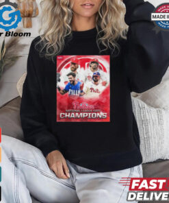 Poster The Philadelphia Phillies Are 2024 National League East Champs for the first time since 2011 first time in 13 years t shirt