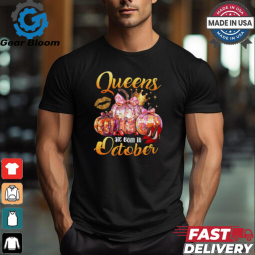 Queens are born in October shirt