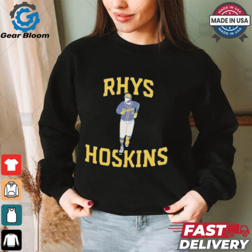 Rhys Hoskins Milwaukee Brewers baseball T shirt