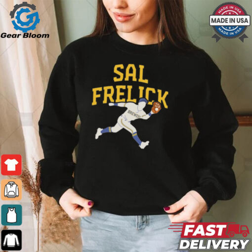 Sal Frelick Milwaukee Brewers baseball T shirt