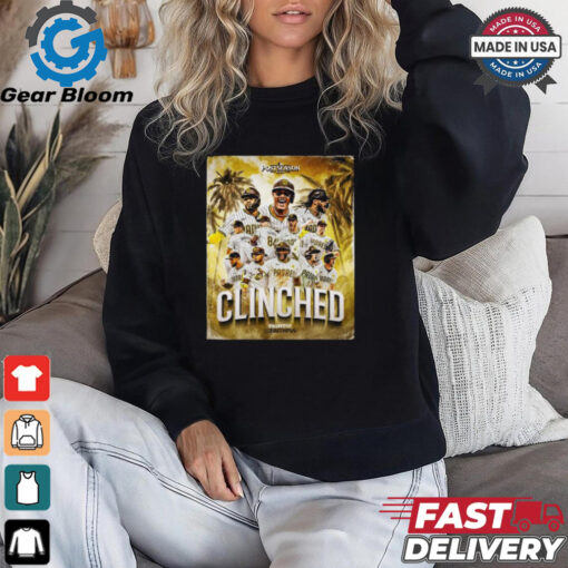 San Diego Padres 2024 MLB Postseason Clinched Fight For The Faithful shirt