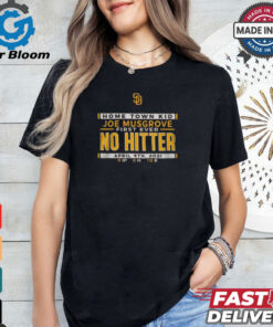 San Diego Padres MLB Home Town Kid Joe Musgrove First Ever no Hitter April 9th 2021 t shirt