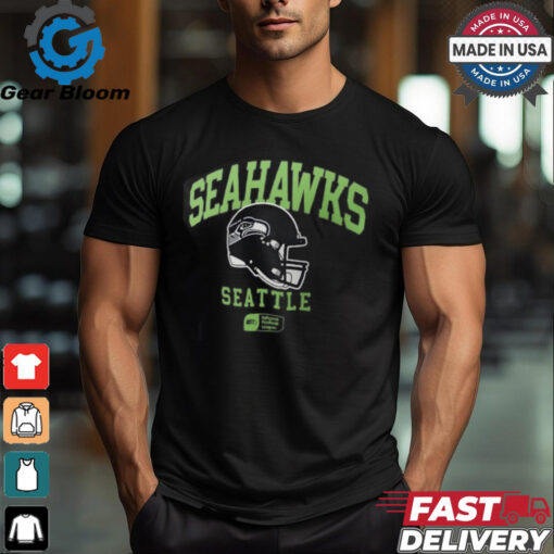 Seattle Seahawks Nike Anthracite Helmet Essential T Shirt