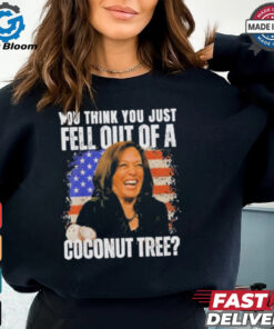 Seattle Storm Gabby Williams Wearing Kamala Harris You Think You Just Fell Out Of A Coconut Tree T shirts