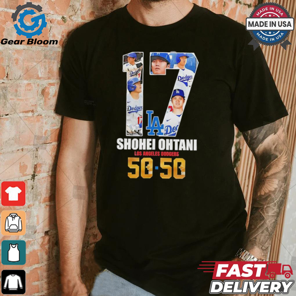 Shohei Ohtani 17 Los Angeles Dodgers 50 50 shirt Shohei Ohtani 17 Los Angeles Dodgers 50 50 shirt