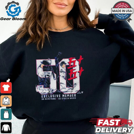 Shohei Ohtani 50 Home Runs 50 Stolen Bases Exclusive Member T Shirts