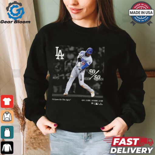 Shohei Ohtani Los Angeles Dodgers A Game For The Ages T Shirt