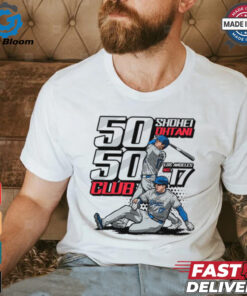 Shohei Ohtani Los Angeles Dodgers MLB 2024 No 17 50 50 CLub Graphic t shirt