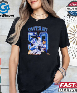 Shohei Ohtani Los Angeles Dodgers MLB 50 Stolen Bases Signature Graphic t shirt