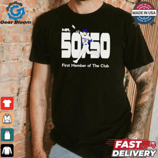 Shohei Ohtani Mr. 50 50 first member of the club T shirt