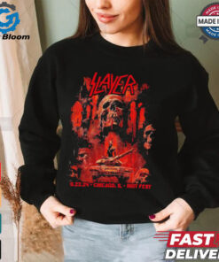 Slayer September 22, 2024 Chicago, IL Riot Fest Shirt