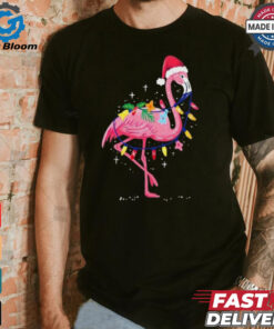 Summer Tropical Flamingo Christmas Shirt