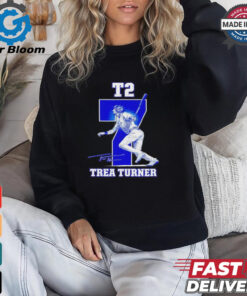 T2 number 7 Trea Turner Philadelphia Phillies signature shirt