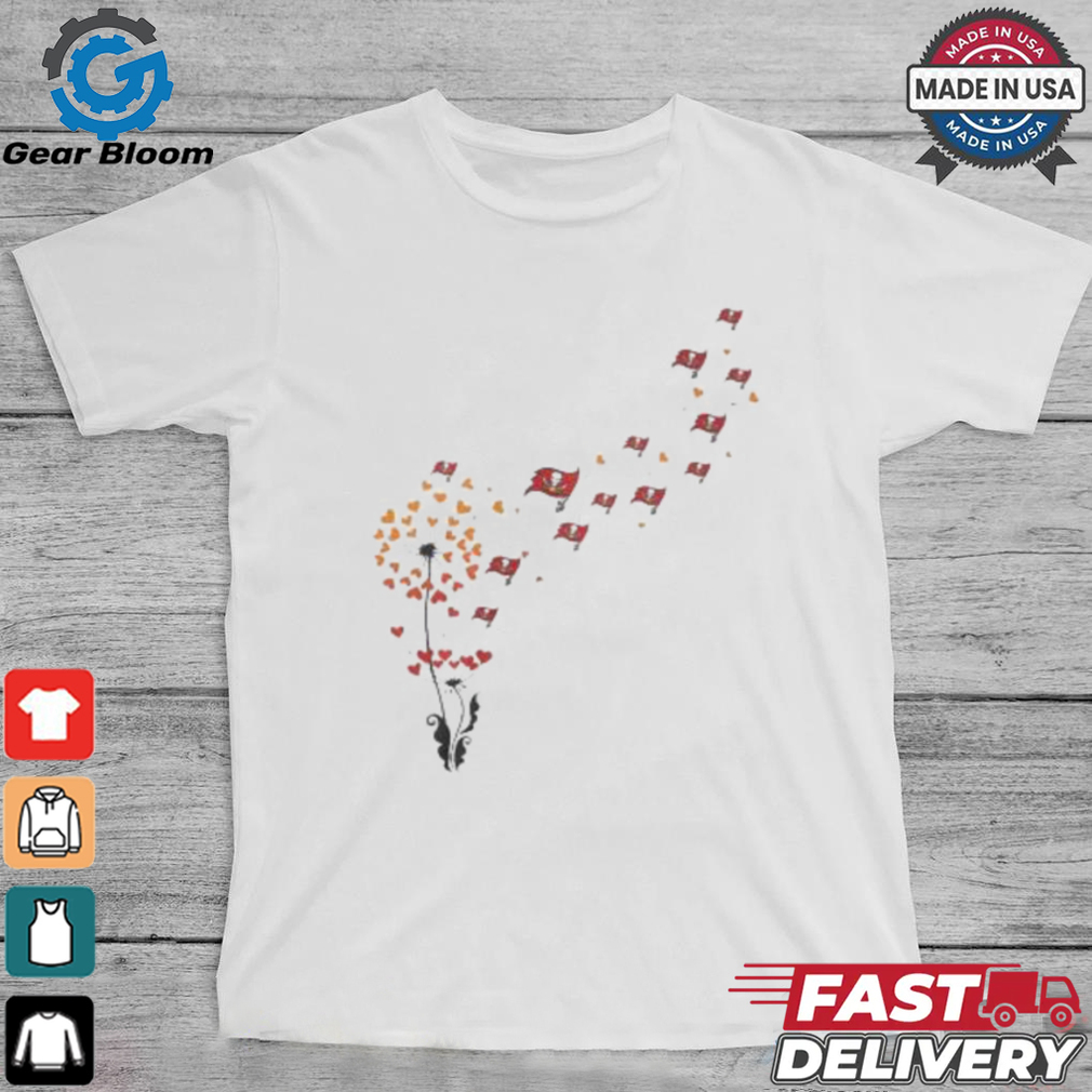 Tampa Bay Buccaneers Floral Dandelion Shirt Tampa Bay Buccaneers Floral Dandelion Shirt