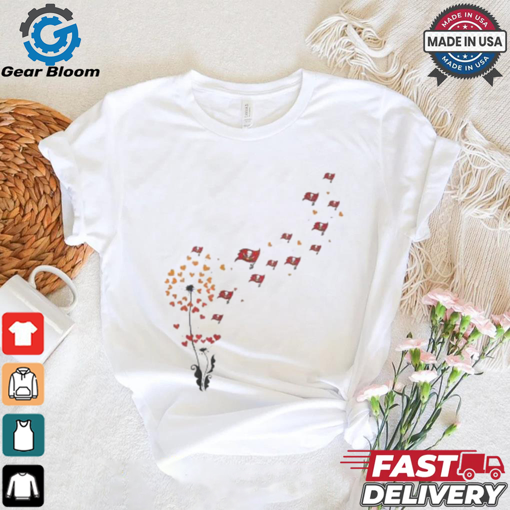 Tampa Bay Buccaneers Floral Dandelion Shirt Tampa Bay Buccaneers Floral Dandelion Shirt