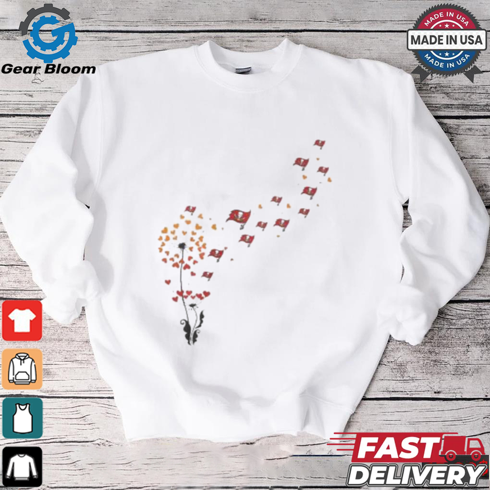 Tampa Bay Buccaneers Floral Dandelion Shirt Tampa Bay Buccaneers Floral Dandelion Shirt