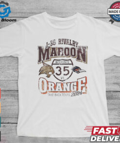 Texas State Bobcats vs UTSA Roadrunners 1 35 rivalry Maroon vs Orange take back Texas 2024 shirt