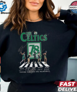 The Celtics 78 Years Of 1968 2024 Boston Celtics Thank You For The Memories T Shirt