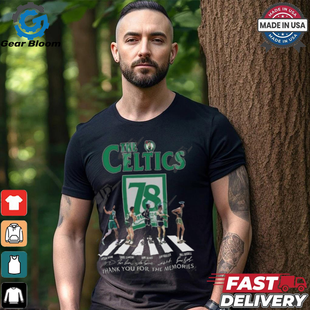 The Celtics 78 Years Of 1968 2024 Boston Celtics Thank You For The Memories T Shirt The Celtics 78 Years Of 1968 2024 Boston Celtics Thank You For The Memories T Shirt