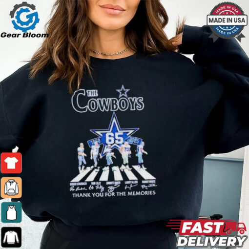 The Cowboys 65 Years Of 1960 2025 Thank You For The Memories T Shirt