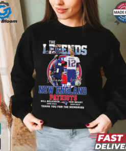 The Legends New England Patriots Bill Belichick & Tom Brady thank you shirt