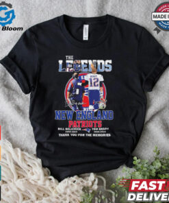 The Legends New England Patriots Bill Belichick & Tom Brady thank you shirt