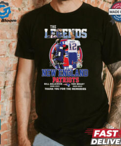 The Legends New England Patriots Bill Belichick & Tom Brady thank you shirt