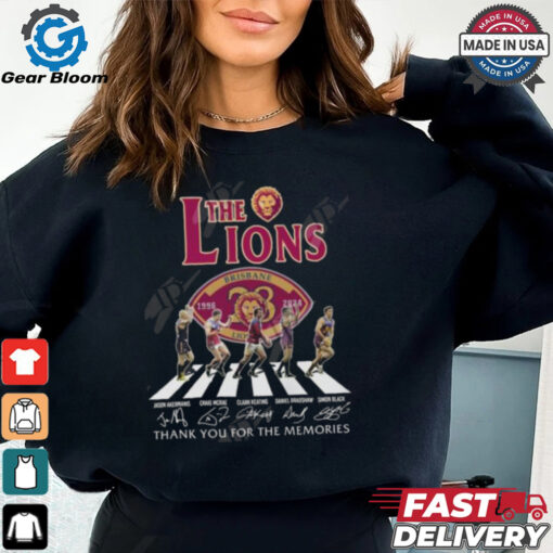 The Lions 28 Years Of 1996 2024 Brisbane Lions Thank You For The Memories T Shirt