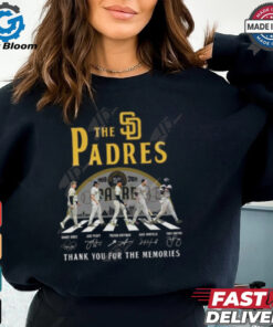 The Padres 55 Years Of 1969 2024 San Diego Padres Thank You For The Memories T Shirt