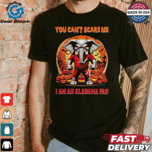 The red elephant you can’t me I am an Alabama Crimson Tide fan shirt