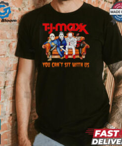 Tj Maxx club you can’t sit with us Voorhees Myers Pennywise and Krueger Halloween shirt