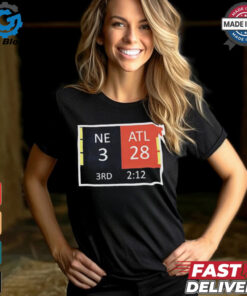 Tom Brady Cowboys Fan Wearing 28 3 Ne 3 Atl 28 To Ne 34 Atl 28 Final T Shirts