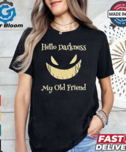 Top Hello Darkness My Old Friend Halloween T Shirt