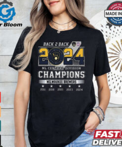 Top Milwaukee brewers 2024 national league central division champs back to back 2024 shirt